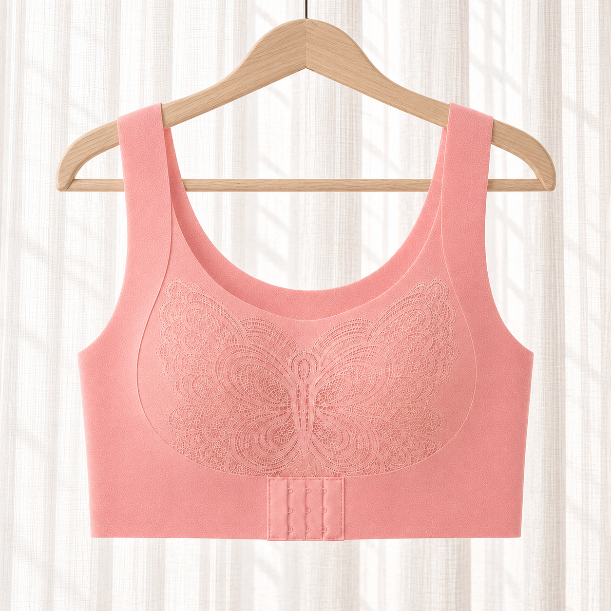 Butterfly Wireless Comfort Bra – Front Closure
